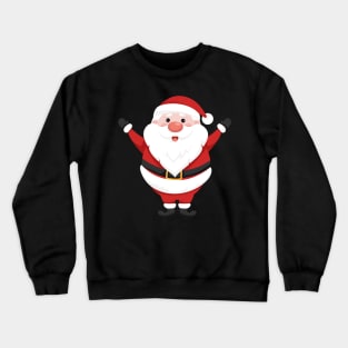 Cute santa claus for christmas day Crewneck Sweatshirt